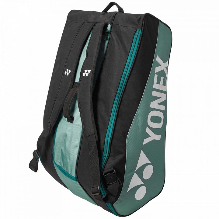 Yonex 1223 Club Line Thermobag 12R Black / Moss Green